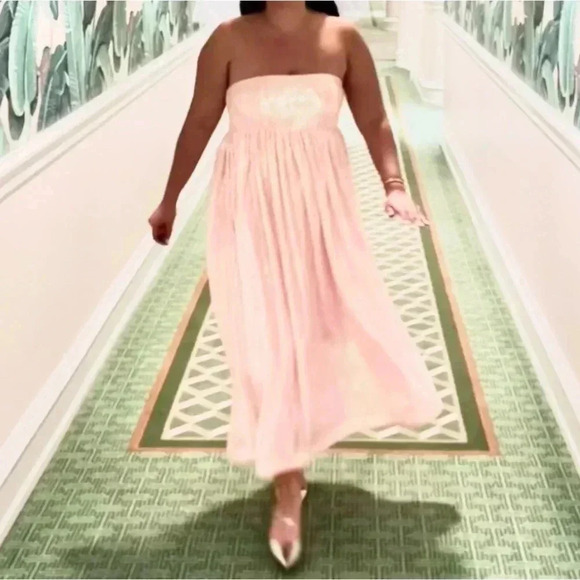 maison armory Dresses & Skirts - Maison Amory Sparkly Pink Dress Size Small - Wore 1 Time